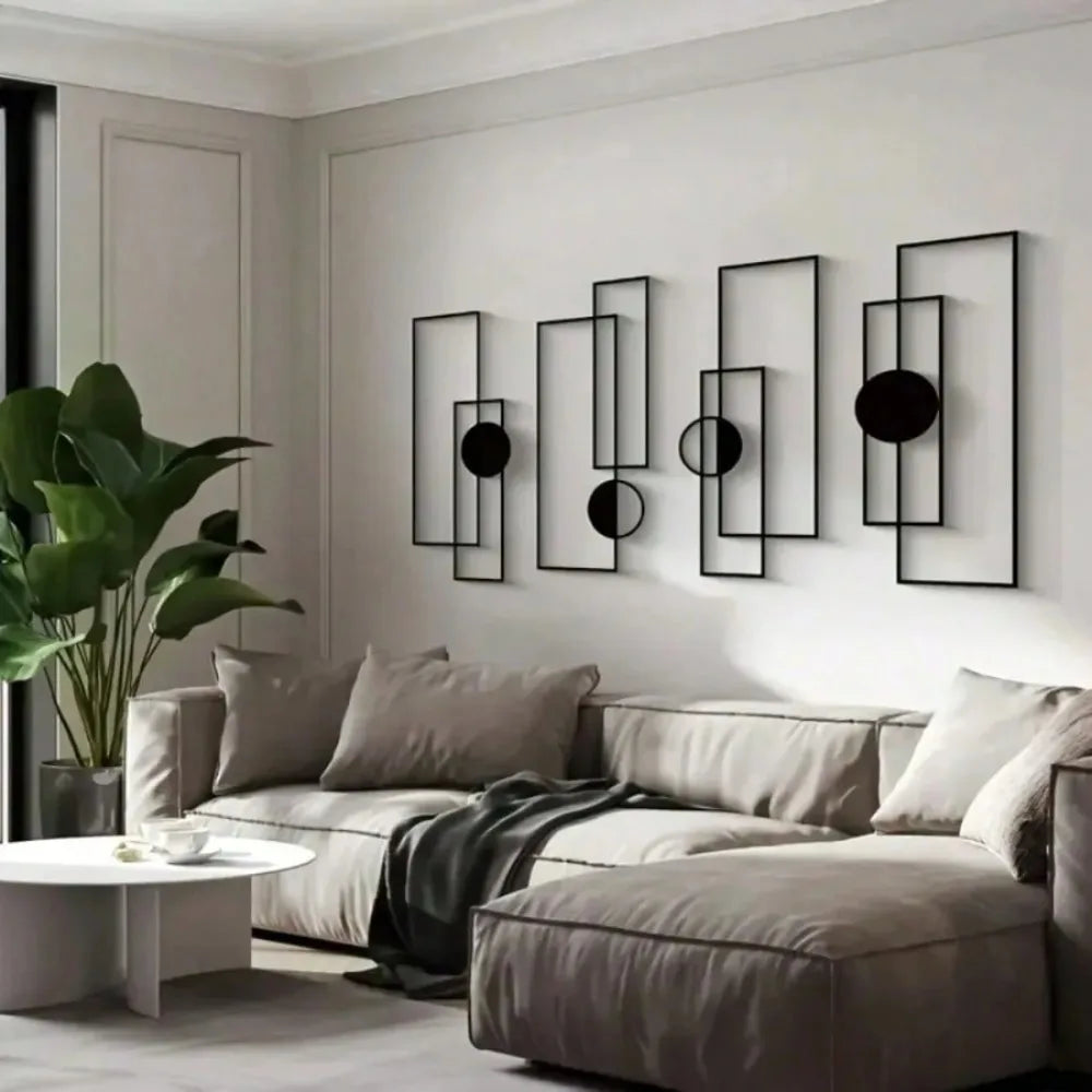 Modern Metal Wall Set