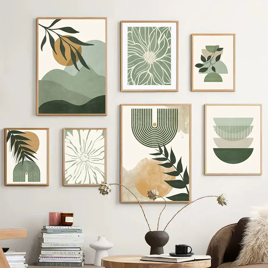 Boho Sun Moon Canvas