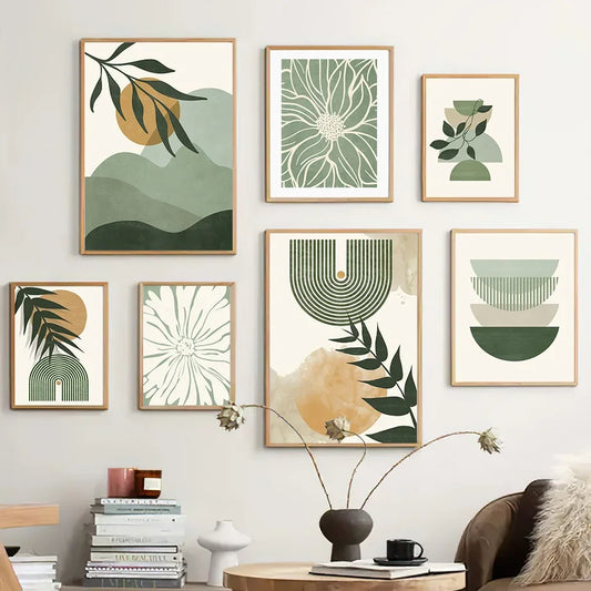 Boho Sun Moon Canvas