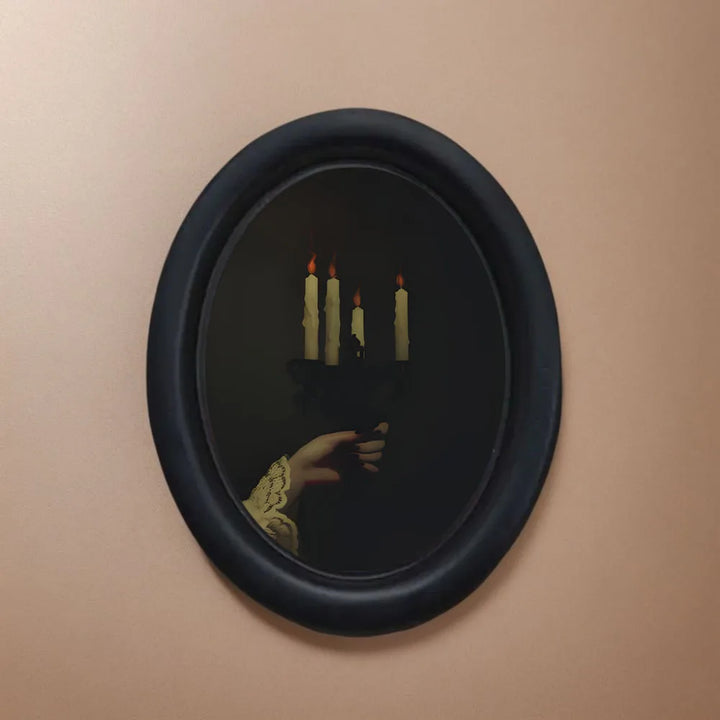 Gothic Candlestick Wall Decor